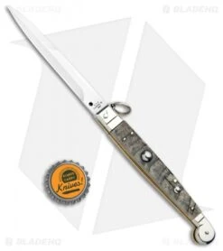 AGA Campolin 9" Sicilian Ring Pull Automatic Ram Horn (4.1" Satin Bayo) -Aga Campolin AGA Camplin 9in Sicilian Ring Pull Auto Ram Horn Satin Bayo BHQ 100997 jr bottlecap