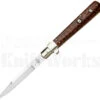 AGA Campolin 10" Frosolone Stiletto Automatic Snake Wood (4.5" Satin)