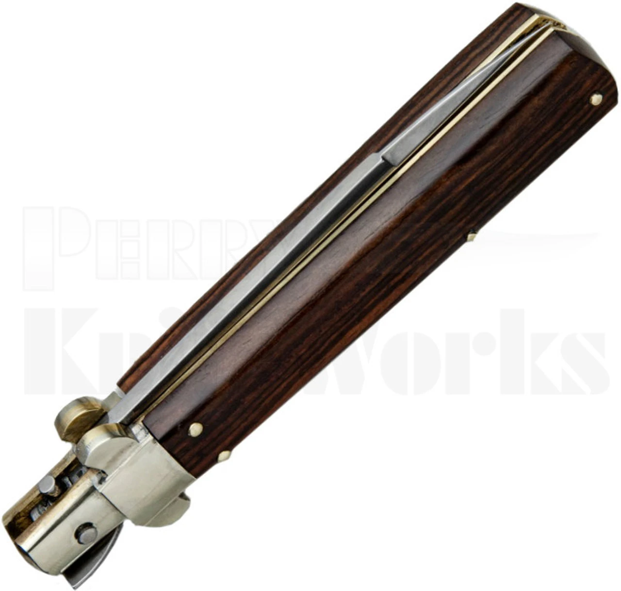 AGA Campolin 10" Frosolone Stiletto Automatic Cocobolo (4.5" Satin) 2 AGA Campolin 10" Frosolone Stiletto Automatic Cocobolo (4.5" Satin) - Image 2