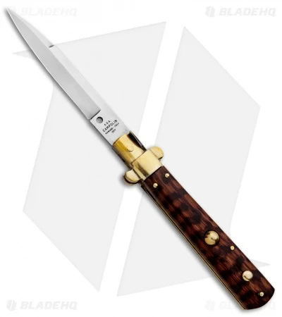 AGA Campolin 10" Frosolone Bayonet Stiletto Knife Snakewood (4.5" Polish) 1 AGA Campolin 10" Frosolone Bayonet Stiletto Knife Snakewood (4.5" Polish)