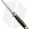 AGA Campolin 10" Italian Stiletto Picklock Auto Brass/Brazil Horn (4.5" Bayonet)