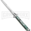 AGA Campolin 11" 2017 Italian Picklock Abalone Automatic Knife - Bayonet