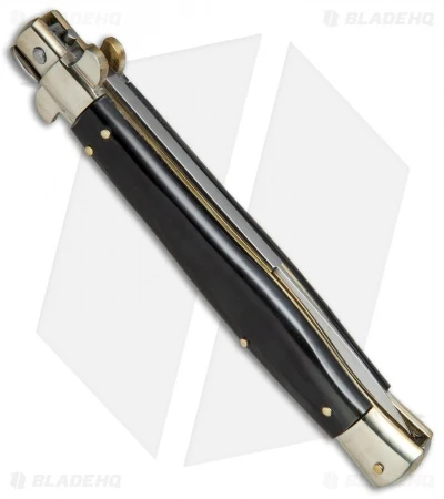 AGA Campolin 11" Picklock Automatic Italian Stiletto Dark Horn (5" Satin) 2016 3 AGA Campolin 11" Picklock Automatic Italian Stiletto Dark Horn (5" Satin) 2016 - Image 3