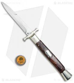 AGA Campolin 13" Bat Swinguard Automatic Cocobolo (5.75" Satin Bayonet) 7 AGA Campolin 13" Bat Swinguard Automatic Cocobolo (5.75" Satin Bayonet) -Aga Campolin AGA Campolin 13in Bat Swinguard Auto Cocobolo Satin Bayo BHQ 77552 jr bottlecap