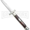 AGA Campolin 13" Stiletto Bat Swinguard Cocobolo Automatic Knife - Bayo