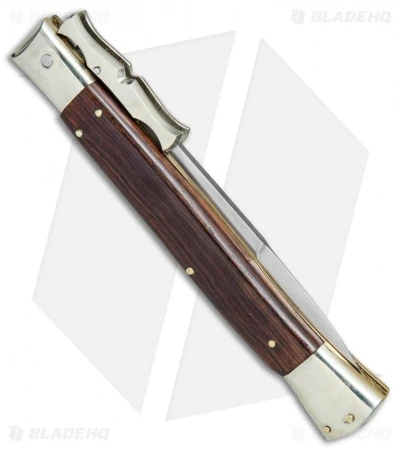 AGA Campolin 13" Bat Swinguard Automatic Cocobolo (5.75" Satin Bayonet) 3 AGA Campolin 13" Bat Swinguard Automatic Cocobolo (5.75" Satin Bayonet) - Image 3