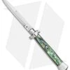 AGA Campolin 15" Automatic Italian Stiletto Abalone (6.6" Satin)