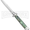 AGA Campolin 15" Italian Abalone Automatic Knife - Bayonet