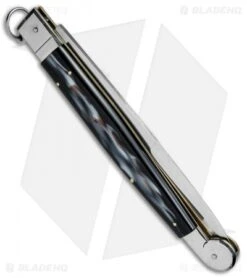 AGA Campolin 16" Sicilian Ring Pull Automatic Sim Horn (7.25" Satin) -Aga Campolin AGA Campolin 16in Sicilan Ring Pull Sim Horn BHQ 71213 jr side