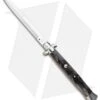 AGA Campolin 18" Italian Stiletto Knife Dark Horn (8" Satin Bayonet)