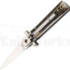 AGA Campolin 6" Dominus Leverlock Automatic Knife Stag (2.5" Polish)