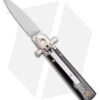 AGA Campolin 6" Dominus Leverlock Automatic Knife Horn (2.5" Satin)