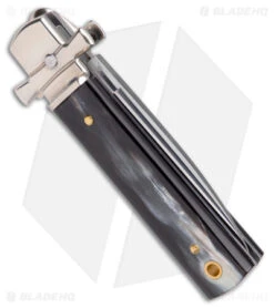 AGA Campolin 6" Dominus Leverlock Automatic Knife Horn (2.5" Satin) 6 AGA Campolin 6" Dominus Leverlock Automatic Knife Horn (2.5" Satin) -Aga Campolin AGA Campolin 6in Dominus LL Auto Horn Satin BHQ 178781 jr side