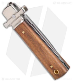 AGA Campolin 6" Dominus Leverlock Automatic Knife Wood (2.5" Satin) -Aga Campolin AGA Campolin 6in Dominus LL Auto Wood Satin BHQ 178780 jr side