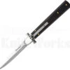 AGA Campolin 9" Dominus Leverlock Automatic Knife Ebony (4" Satin)
