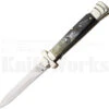 AGA Campolin 9" Maltese Cross Automatic Knife Horn (4" Satin)