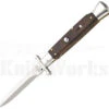 AGA Campolin 9" Stiletto Automatic Swinguard Knife Cocobolo (4" Satin)
