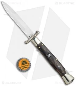 AGA Campolin 9" Italian Stiletto Swinguard Bayonet Automatic Knife Dark Horn 7 AGA Campolin 9" Italian Stiletto Swinguard Bayonet Automatic Knife Dark Horn -Aga Campolin AGA Campolin 9in Italian Stiletto Dark Horn Auto Bayo GX 11091 jr bottlecap