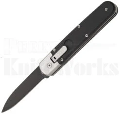 AGA Campolin Baron Elite Leverlock Automatic Knife Black (3.25" Black)