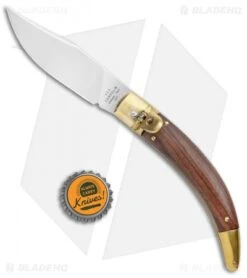 AGA Campolin Diana Lever Lock Automatic Brass Wood Knife (3.75" Satin) 7 AGA Campolin Diana Lever Lock Automatic Brass Wood Knife (3.75" Satin) -Aga Campolin AGA Campolin Diana LL Auto Brass Wood Satin BHQ 135444 jr bottlecap