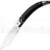 AGA Campolin Diana Lever Lock Automatic Knife Ebony (3.75" Polish)