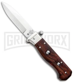 AGA Campolin Piccolo Cocobolo Italian Automatic Knife - Satin Plain