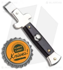 AGA Campolin Stiletto Money Clip (Ebony) -Aga Campolin AGA Campolin Stiletto Money Clip Ebony BHQ 93769 jr bottlecap