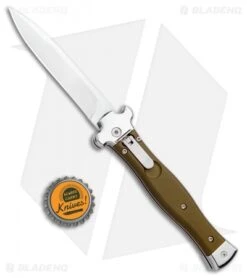 AGA Campolin Zero Bayo Leverlock Automatic Knife ODGreen Aluminum (3.75" Satin) 7 AGA Campolin Zero Bayo Leverlock Automatic Knife ODGreen Aluminum (3.75" Satin) -Aga Campolin AGA Campolin Zero Bayo LL Auto Green Alum Satin AGA01ALOD LB BHQ 99414 jr bottlecap