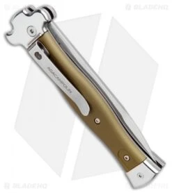 AGA Campolin Zero Bayo Leverlock Automatic Knife ODGreen Aluminum (3.75" Satin) 6 AGA Campolin Zero Bayo Leverlock Automatic Knife ODGreen Aluminum (3.75" Satin) -Aga Campolin AGA Campolin Zero Bayo LL Auto Green Alum Satin AGA01ALOD LB BHQ 99414 jr side