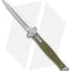 AGA Campolin Zero+ Dagger Leverlock Automatic Green G-10 (4.5" Satin M390)