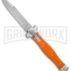 AGA Campolin Zero Orange G-10 Leverlock Automatic - Bayonet Stonewash Plain
