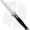 AGA Campolin Zero+ Italian Leverlock Automatic Knife Black G-10 (4.5"STN Bayo)