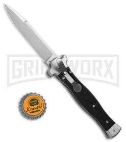 AGA Campolin Zero Black G-10 Leverlock Automatic Knife - Bayonet SW Plain 7 AGA Campolin Zero Black G-10 Leverlock Automatic Knife - Bayonet SW Plain -Aga Campolin AGA Campolin Zero Italian LL Black G 10 Satin AGA01N SWB BHQ 74949 jr bottlecap large