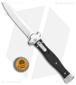 AGA Campolin Zero Reverse Tanto Leverlock Auto Knife Smooth Black G-10 (3.75") 8 AGA Campolin Zero Reverse Tanto Leverlock Auto Knife Smooth Black G-10 (3.75") -Aga Campolin AGA Campolin Zero Reverse Tanto LL Black G 10 Satin BHQ 117113 jr bottlecap