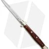 AGA Campolin 13" Snake Wood Automatic Knife Italian Stiletto (Bayonet Plain)