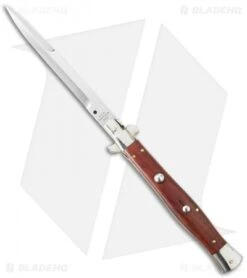 AGA Campolin 13" Picklock Automatic Italian Stiletto Cocobolo (6" Satin Bayo)