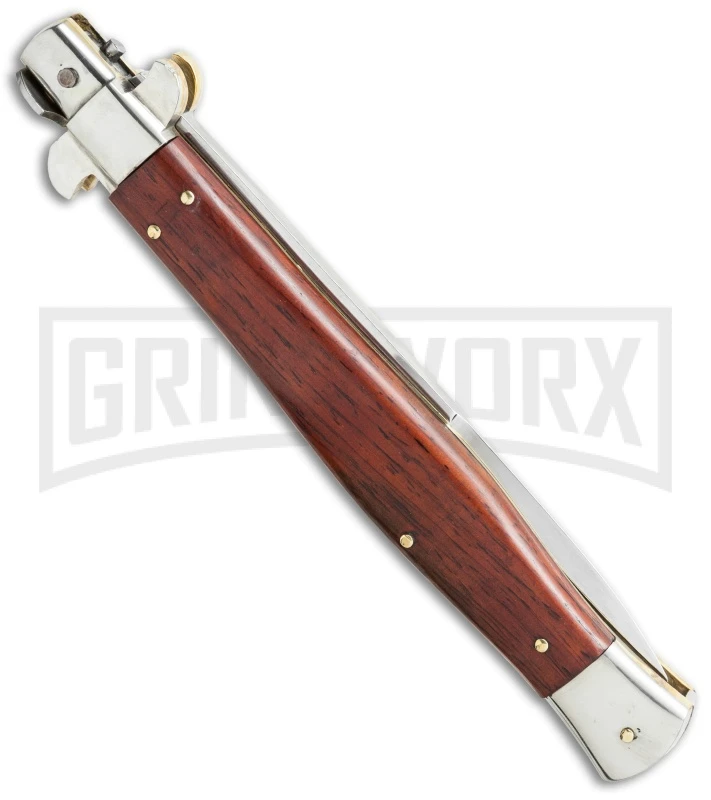 AGA Campolin 13" Italian Picklock Cocobolo Automatic Knife - Bayonet 2 AGA Campolin 13" Italian Picklock Cocobolo Automatic Knife - Bayonet - Image 2