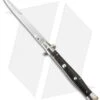 AGA Campolin 13" Picklock Automatic Italian Stiletto Ebony Wood (6" Satin Bayo)