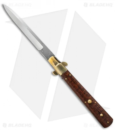AGA Campolin 13" Italian Frosolone Automatic Brass/Snakewood (6.5" Bayonet) 1 AGA Campolin 13" Italian Frosolone Automatic Brass/Snakewood (6.5" Bayonet)