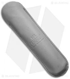 AGA Campolin 13" Bat Swinguard Automatic Knife Dark Horn (5.75" Satin Kriss) -Aga Campolin aga 13in swing bat dark horn kriss sheath cm