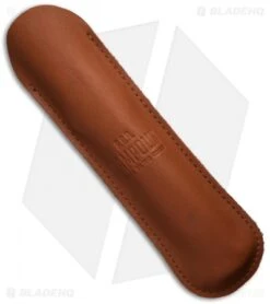 AGA Campolin 13" Swinguard Automatic Knife Brass/Ebony Wood (5.75" Satin Kriss) -Aga Campolin aga 13in swing brass ebony kriss sheath cm