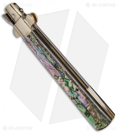 AGA Campolin 13" Italian Frosolone Automatic Knife Abalone (Bayonet) 2 AGA Campolin 13" Italian Frosolone Automatic Knife Abalone (Bayonet) - Image 2