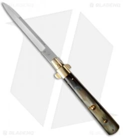 AGA Campolin 13" Italian Frosolone Automatic Brazilian Horn (6.5" Satin Bayo)