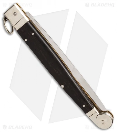 AGA Campolin 16" Sicilian Ring Pull Automatic Dark Horn (7.25" Satin Bayo) 2 AGA Campolin 16" Sicilian Ring Pull Automatic Dark Horn (7.25" Satin Bayo) - Image 2