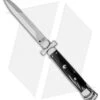 AGA Campolin 9" Maltese Cross Stiletto Automatic Dark Horn (4" Bayonet)
